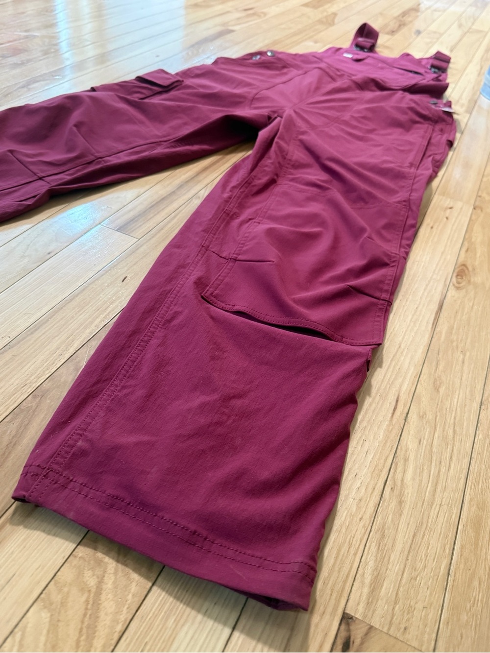 🌻Duluth Trading Co Burgundy Utility Cargo Overalls - Picture 7 of 10